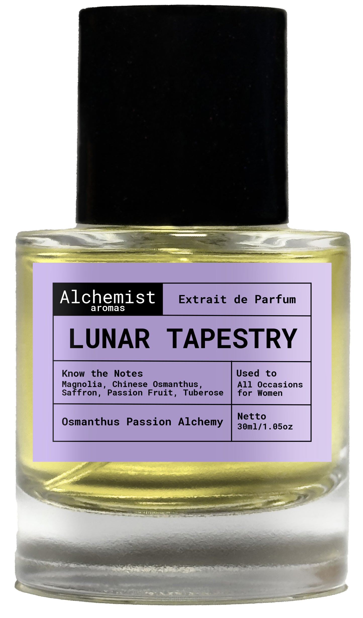 Lunar Tapestry extrait de parfum by Queen of Silk with notes of magnolia and passion fruit.
